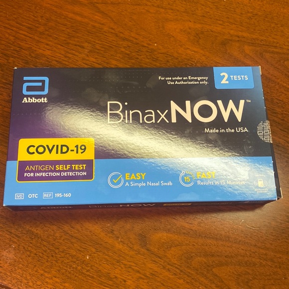 binax Other Binax Now Covid 9 Antigen Self Test Brand New Never